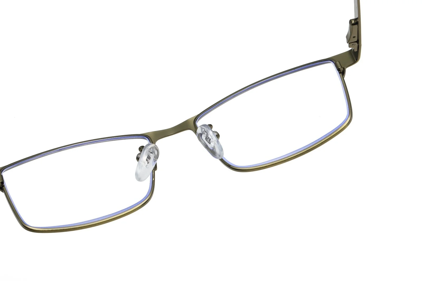 4 PK Mens Spring Hinge Metal Frame Blue Light Blocking Reading Glasses Readers 2