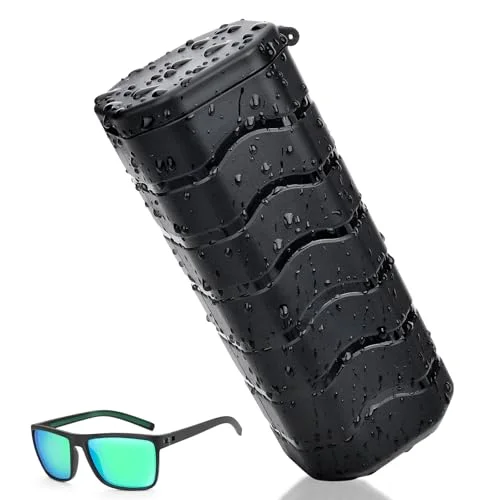 ClaspVital Tactical Hard Shell Sunglasses Case, Military-Grade Crushproof & Water-Resistant Protective Case for Outdoor/Travel - Fits Ray-Ban, Oakley, Maui Jim & 200+ Premium Sunglasses