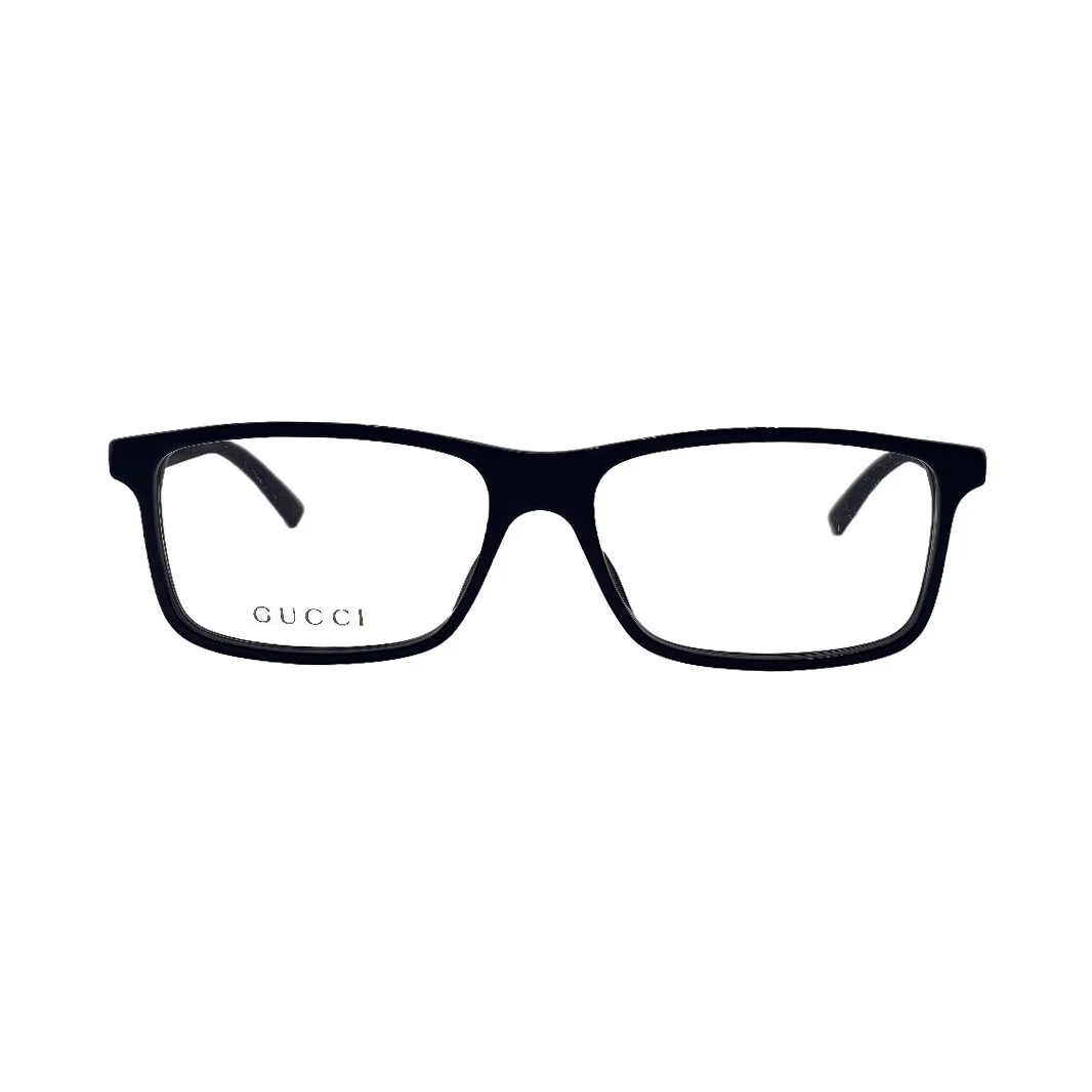 Gucci GG0424O Black Rectangle Eyeglasses Frames 56mm 16mm 145mm 2
