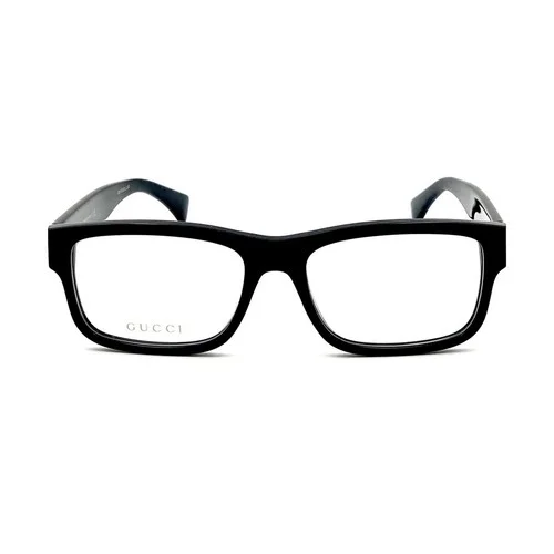 Gucci GG1141O 001 Eyeglasses Frames Unisex Black Clear 56mm Authentic 3