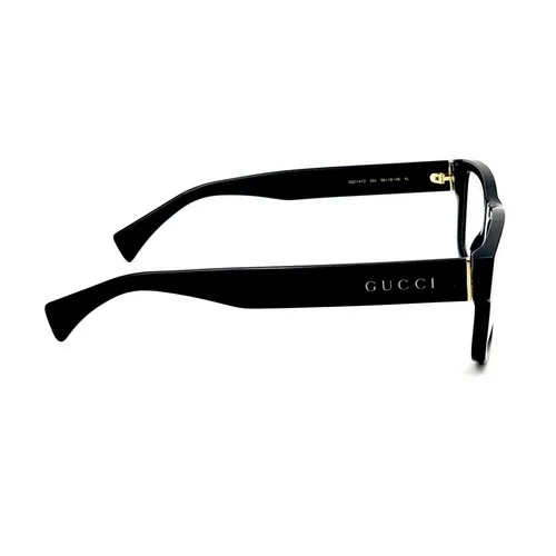 Gucci GG1141O 001 Eyeglasses Frames Unisex Black Clear 56mm Authentic 4