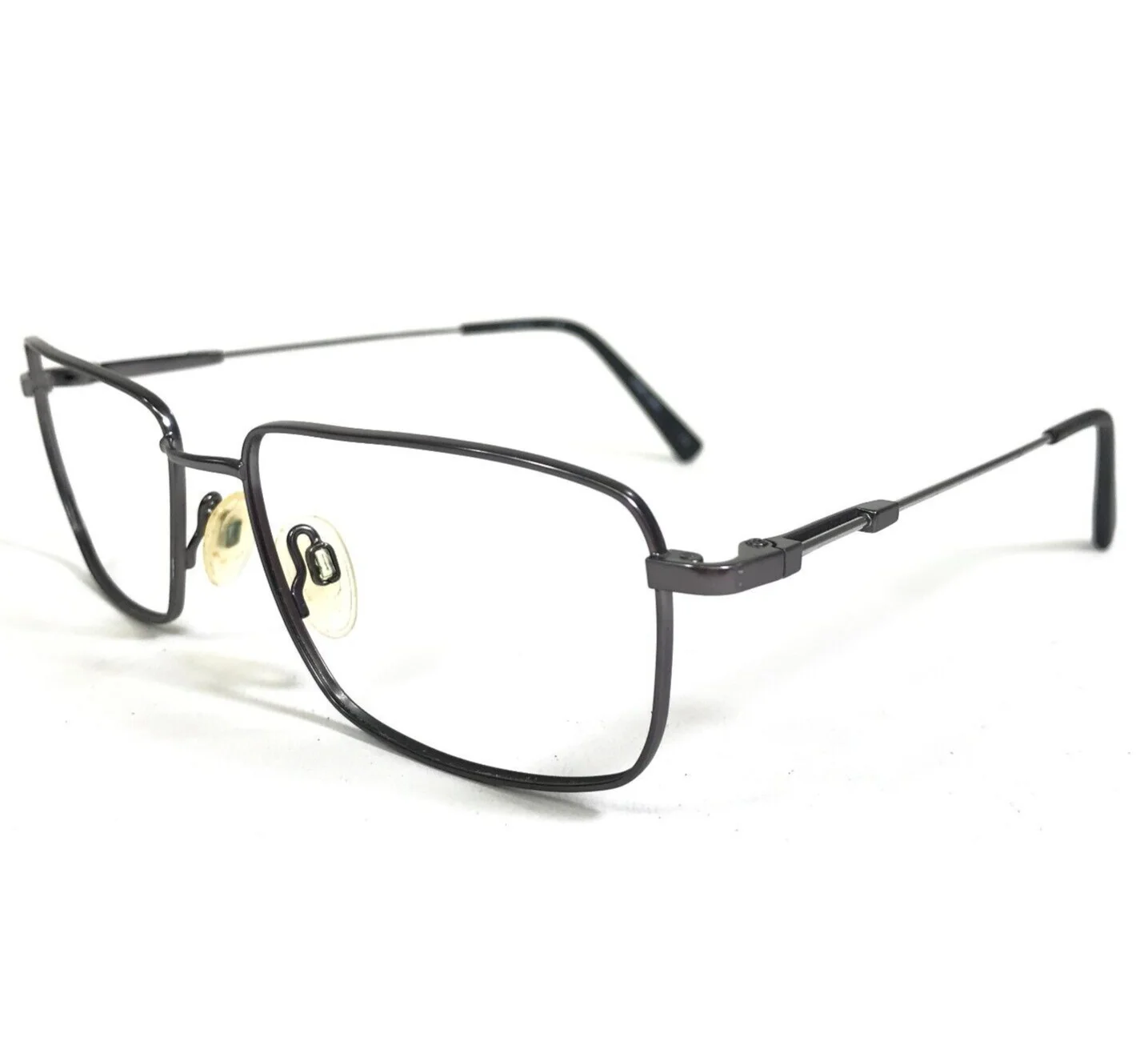 Marchon Eyeglasses Frames Flexon H6001 033 Shiny Gray Gunmetal Large 57-17-145