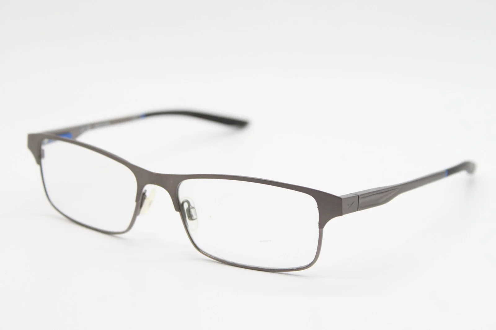 NEW NIKE 8046 071 GUNMETAL GREY BLACK AUTHENTIC EYEGLASSES 54-16
