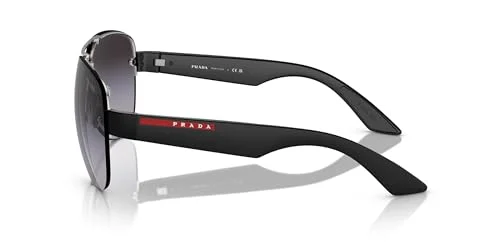 PRADA LINEA ROSSA PS 50PV 17G1O1 Black Demo Lens 57 mm Men 2