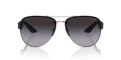 PRADA LINEA ROSSA PS 50PV 17G1O1 Black Demo Lens 57 mm Men 4