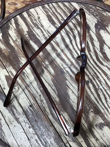 ROMCO 4 1/2 5 3/4 R.O. 54-22-140 EYEGLASSES BROWN FULL RIM MEN 3