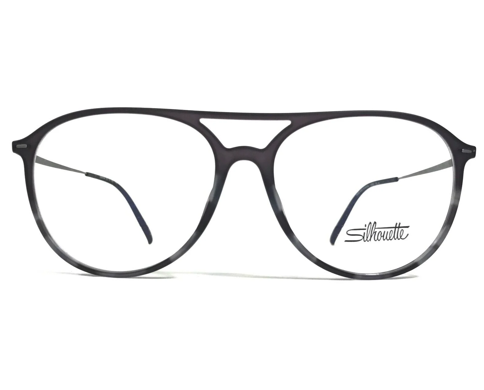 Silhouette Eyeglasses Frames Kitzbuhel 8175 75 7620 1:1RX Black Grey 55-16-125