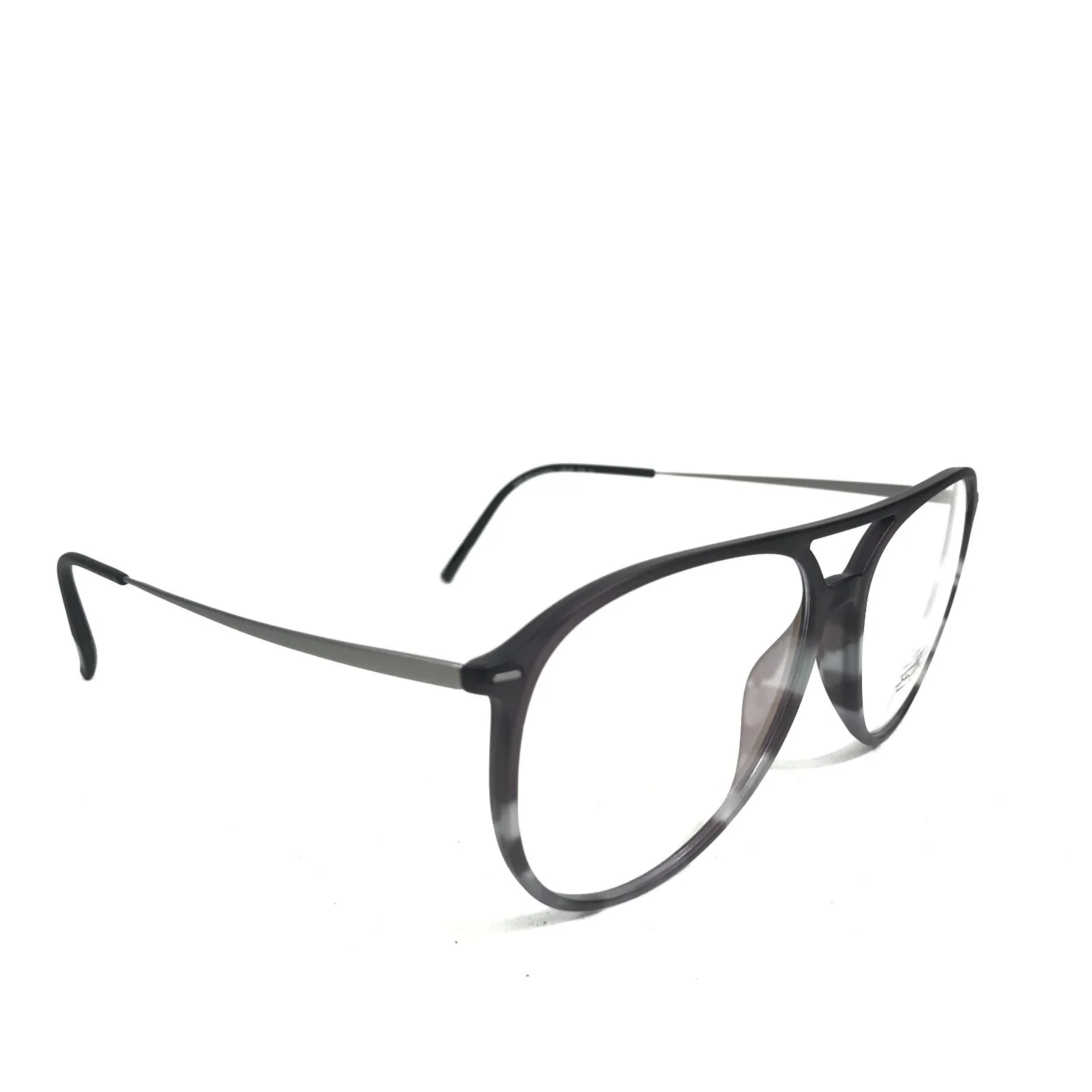 Silhouette Eyeglasses Frames Kitzbuhel 8175 75 7620 1:1RX Black Grey 55-16-125 2