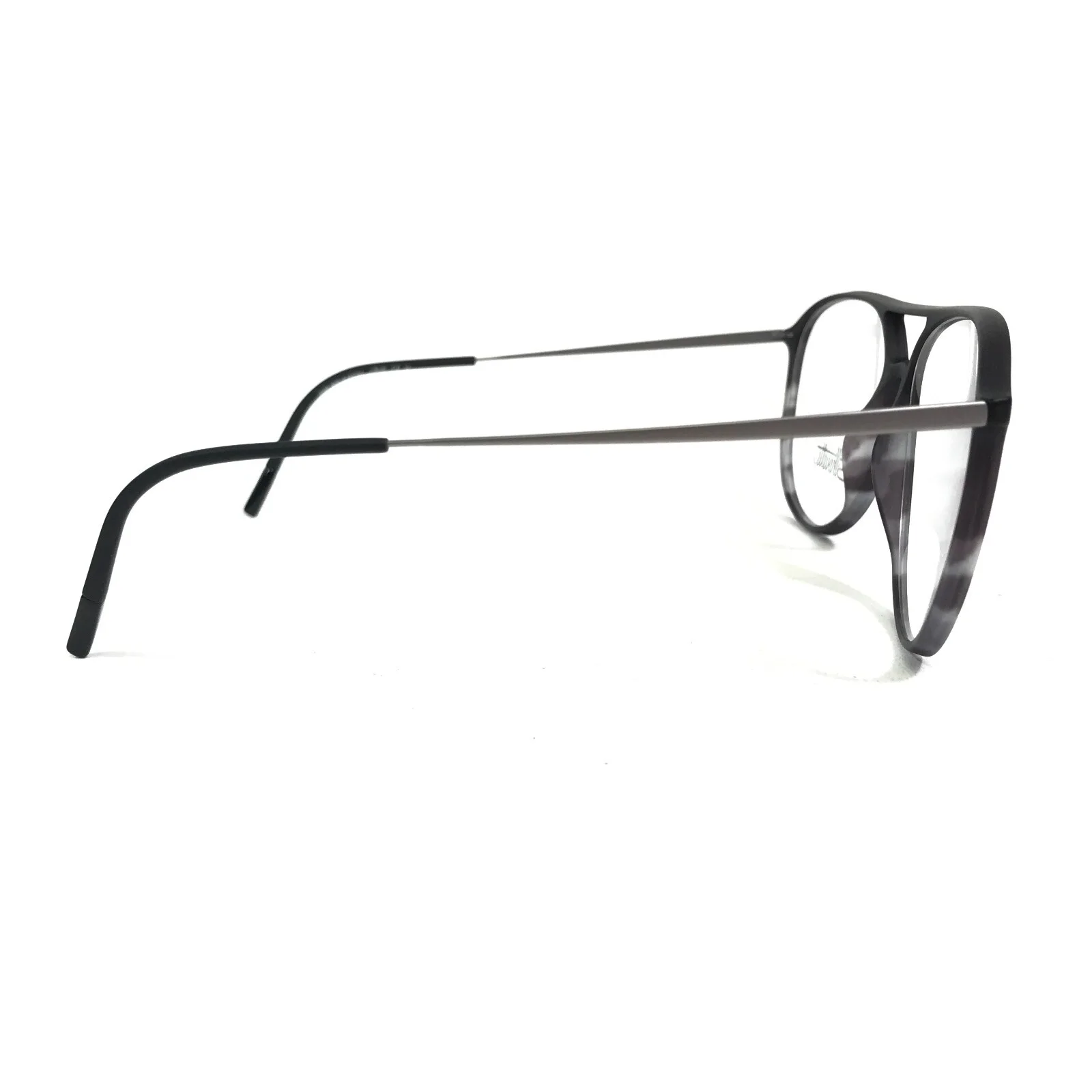Silhouette Eyeglasses Frames Kitzbuhel 8175 75 7620 1:1RX Black Grey 55-16-125 3