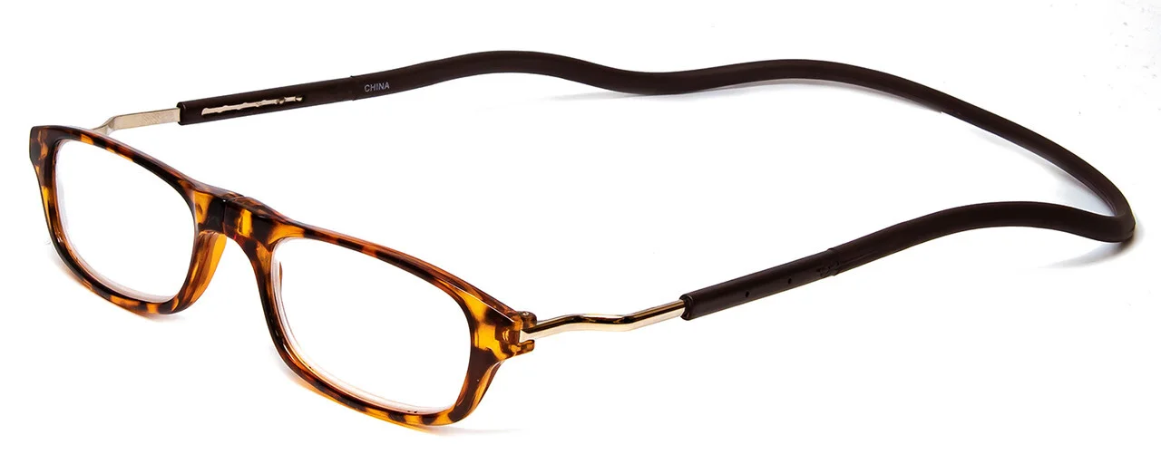 Snap Magnetic C2 Unisex Designer Reading Glasses Brown Tortoise Havana Red 52 mm
