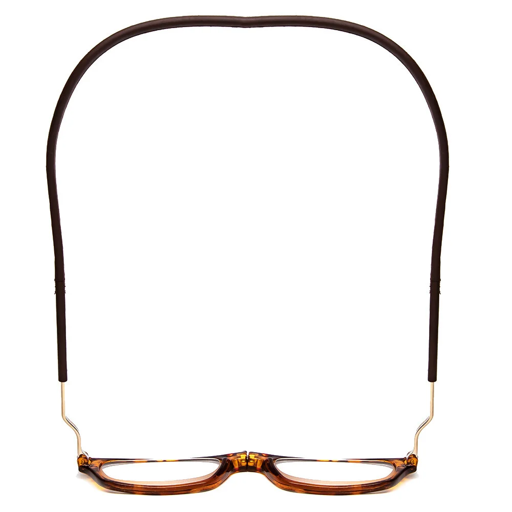 Snap Magnetic C2 Unisex Designer Reading Glasses Brown Tortoise Havana Red 52 mm 2