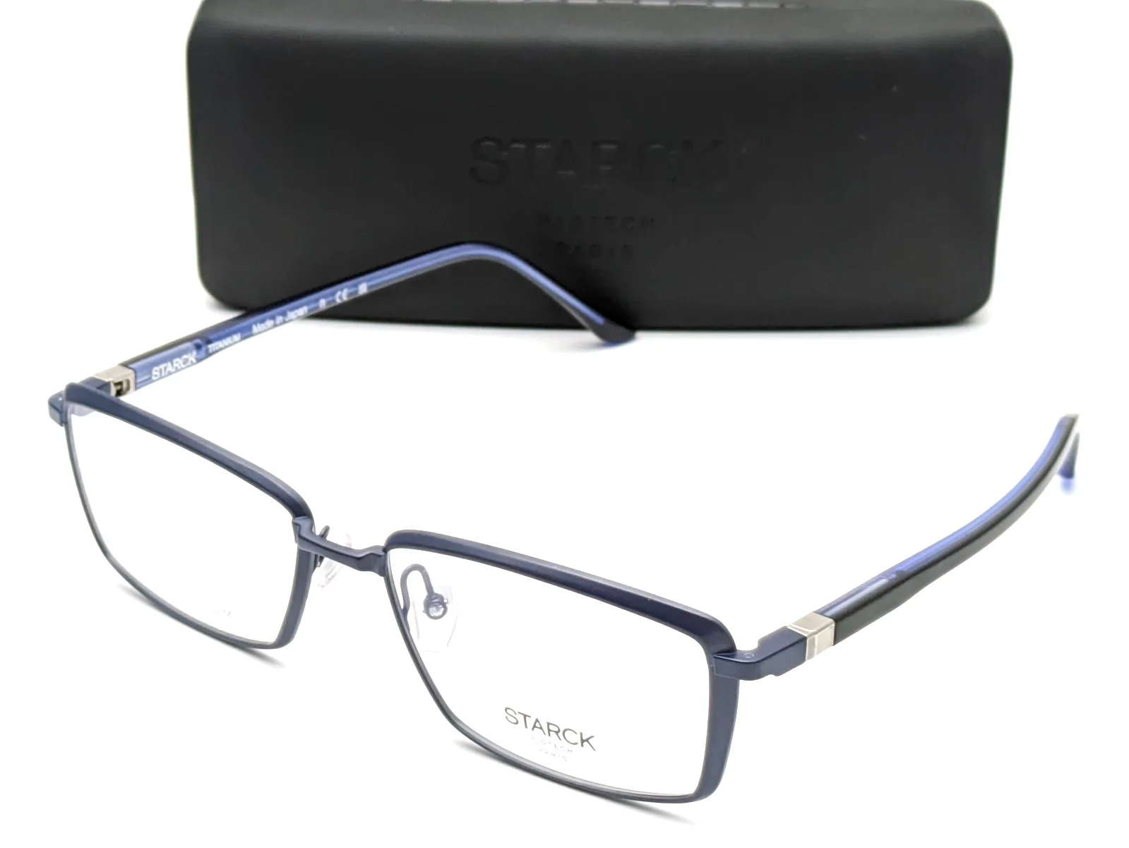 Starck SH2071T 0002 Rectangle Matte Blue Men