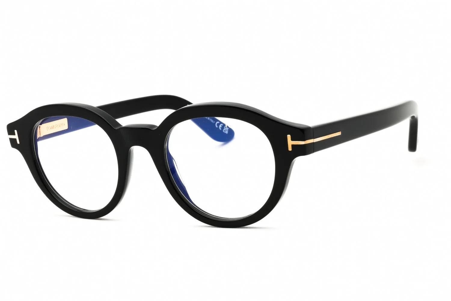 TOM FORD Eyeglasses TF6037-001-49 Size 49/22/round BRAND NEW W CASE